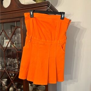 Day + Moon Orange Romper
